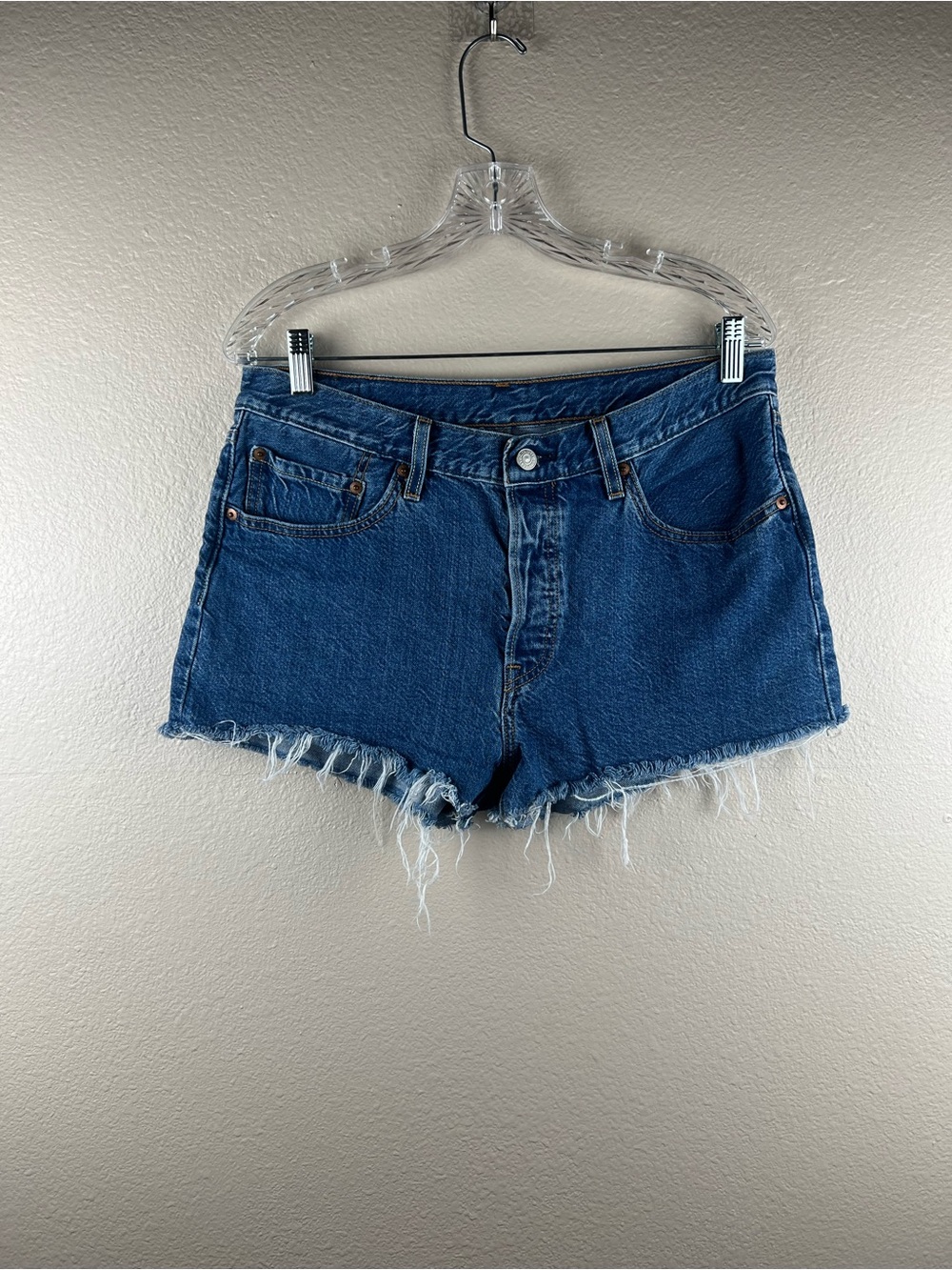Levi’s 501 W31 Denim Cutoff Shorts Raw Hem